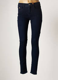 Pantalon slim stretch taille haute bleu STREET ONE femme
