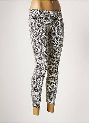 Pantalon 7/8 stretch taille basse noir STREET ONE femme