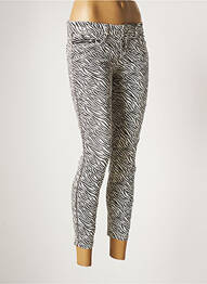 Pantalon 7/8 stretch taille basse noir STREET ONE femme
