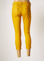 Pantalon 7/8 jaune QUATRE VINGT JOURS pour femme seconde vue