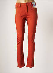 Pantalon droit orange QUATRE VINGT JOURS pour femme seconde vue