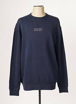 Sweat-shirt bleu MUSTANG pour homme