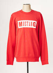 Sweat-shirt rouge MUSTANG pour homme seconde vue
