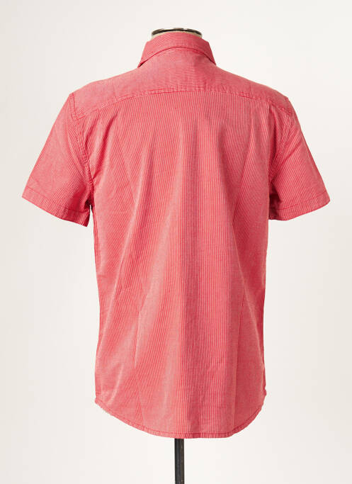 Chemise manches courtes rouge MUSTANG homme
