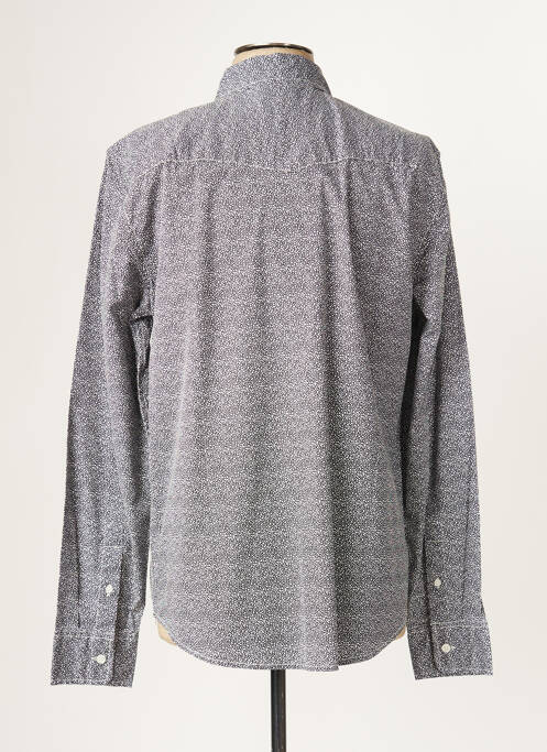 Chemise manches longues noir MUSTANG pour homme