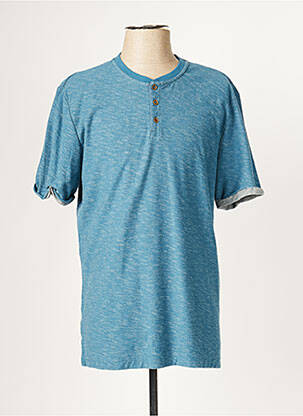 T-shirt bleu MUSTANG pour homme