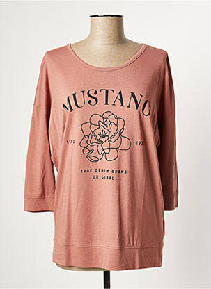 T-shirt rose MUSTANG pour femme