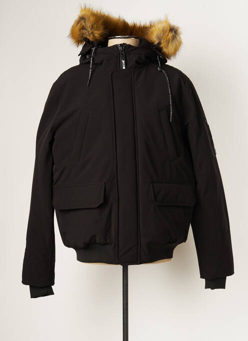 Blouson capuche noir MUSTANG homme