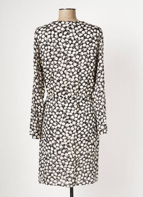 Robe courte manches longues manches longues noir DIANE LAURY femme