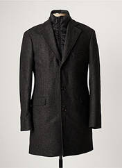 Manteau long noir CAMBRIDGE pour homme seconde vue