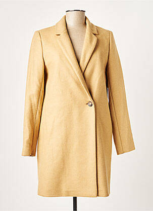 Manteau long beige JULIE GUERLANDE pour femme