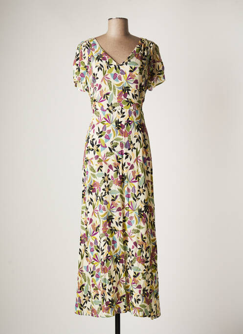 Robe longue vert JULIE GUERLANDE pour femme