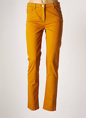 Pantalon droit orange JULIE GUERLANDE pour femme
