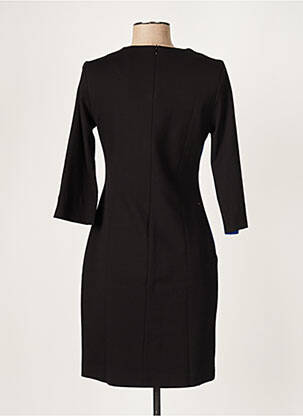 Robe courte manches 3/4 manches 3/4 noir ELEONORA AMADEI femme