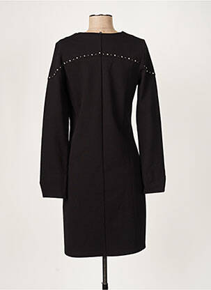 Robe mi-longue manches longues manches longues noir KOCCA femme