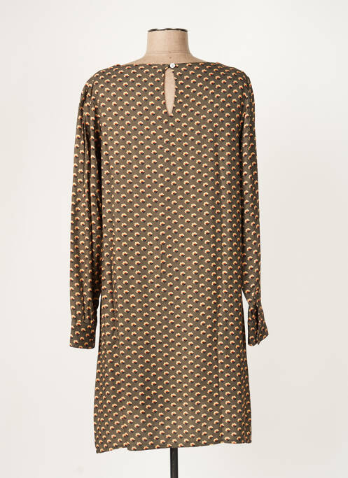 Robe mi-longue gris DIPLODOCUS pour femme