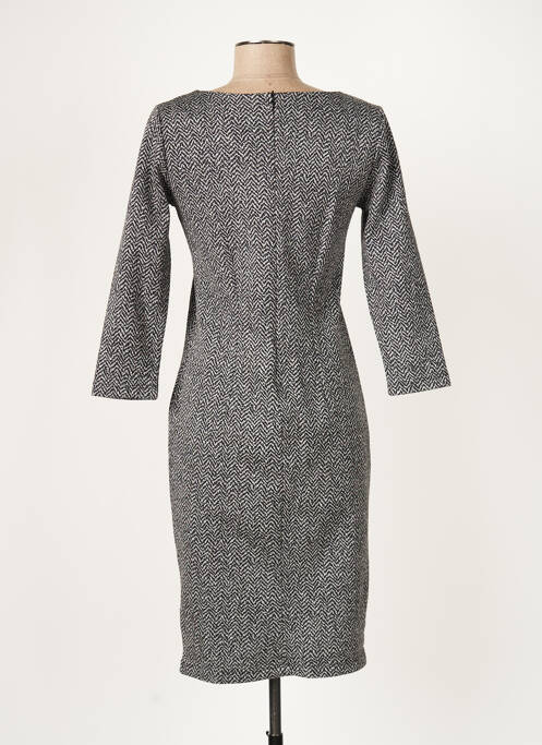 Robe mi-longue gris ELEONORA AMADEI pour femme