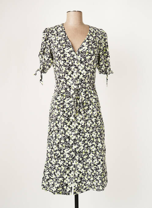 Robe mi-longue noir FREEMAN T.PORTER pour femme