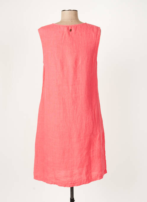 Robe mi-longue rose DIPLODOCUS pour femme