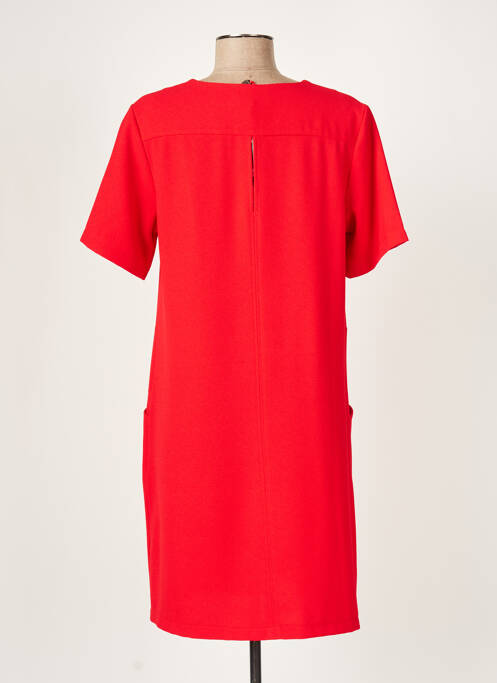 Robe mi-longue rouge PAKO LITTO pour femme