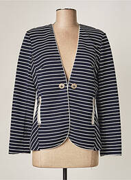 Veste casual poches bleu DIVAS femme