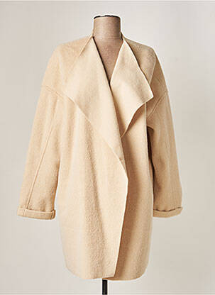 Manteau long beige KOCCA pour femme