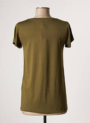 T-shirt coupe cintrée manches courtes vert ELEONORA AMADEI homme