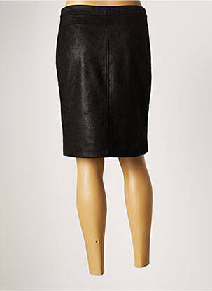 Jupe mi-longue taille normale noir DIVAS femme