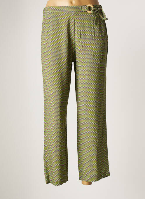 Pantalon droit vert DIPLODOCUS pour femme