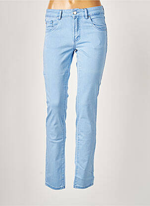 Jeans coupe slim stretch taille normale bleu PARA MI femme