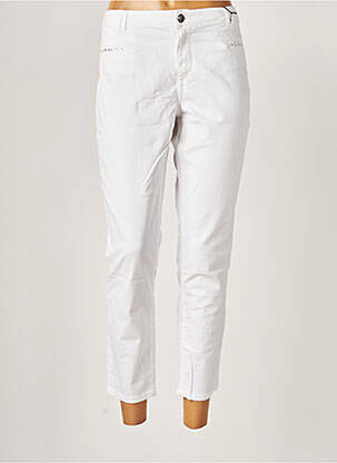 Pantalon droit blanc EMMA & ROCK pour femme