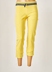 Pantalon slim jaune LO! LES FILLES pour femme seconde vue