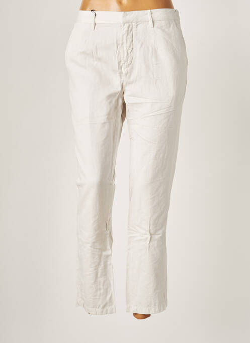 Pantalon droit beige ACQUAVERDE pour femme
