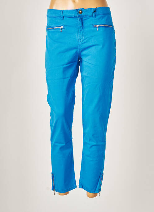 Pantalon droit bleu EMMA & ROCK pour femme