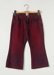 Pantacourt rouge TEDDY SMITH INDUSTRY pour fille seconde vue