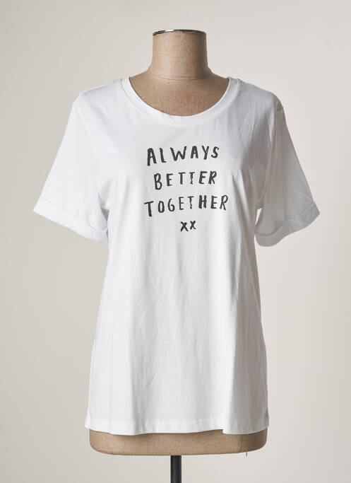T-shirt blanc DENIM HUNTER pour femme