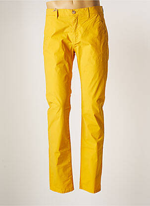 Pantalon chino jaune MCS pour homme