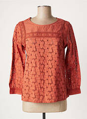 Blouse orange INDI & COLD pour femme seconde vue