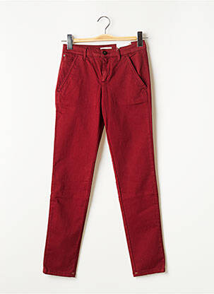 Pantalon slim rouge RED LEGEND pour femme