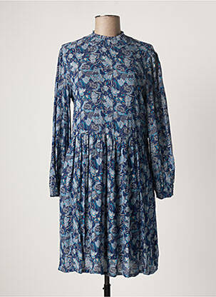 Robe courte bleu INDI & COLD pour femme
