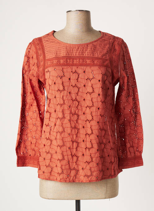 Blouse orange INDI & COLD pour femme