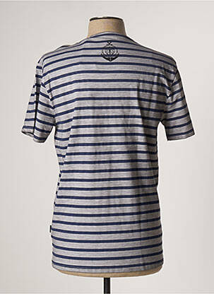 T-shirt bleu IZAC homme