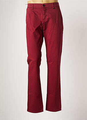 Pantalon slim stretch taille normale rouge IZAC homme
