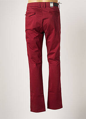 Pantalon slim stretch taille normale rouge IZAC homme