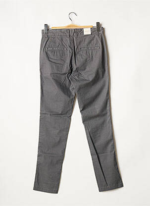 Pantalon chino stretch taille normale gris SELECTED homme