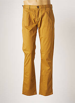 Pantalon chino marron IZAC pour homme