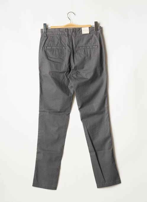 Pantalon chino gris SELECTED pour homme
