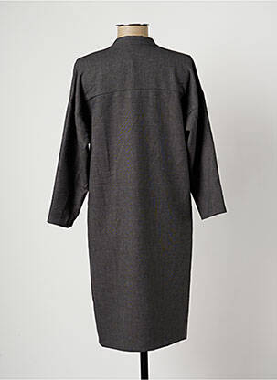 Robe mi-longue manches longues manches longues gris FILIPPA K femme