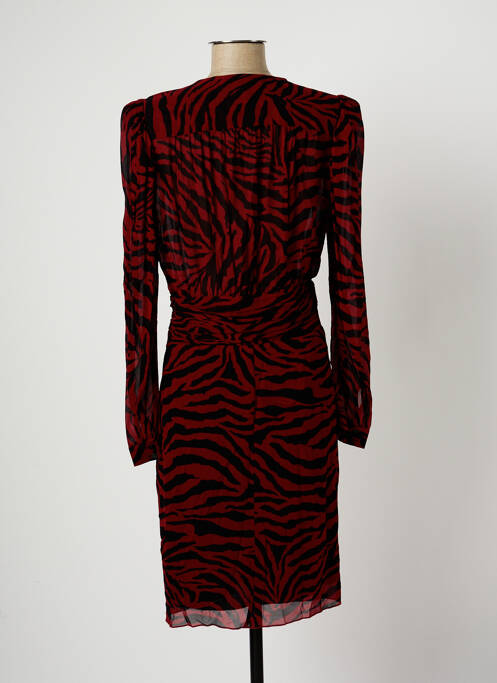 Robe mi-longue rouge BA&SH pour femme