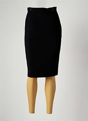 Jupe mi-longue taille normale noir BARBARA BUI femme
